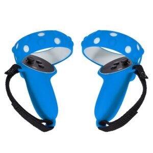 2 Sets GS092 Handle Controller Silicone Protective Cover Anti-Fall And Anti-Lost All-Inclusive Cover For Oculus Quest 2, GS092 Blue, GS092 Black, GS092 Red, GS092 Gray