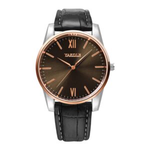 YAZOLE Simple Digital Two-color Dial Quartz Men Watch, 541 Blue Tray Black Belt, 541 Blue Tray Brown Belt, 541 Brown Tray Black Belt, 541 Brown Tray Brown Belt, 542 Blue Tray Black Belt, 542 Blue Tray Brown Belt, 542 Brown Tray Black Belt...