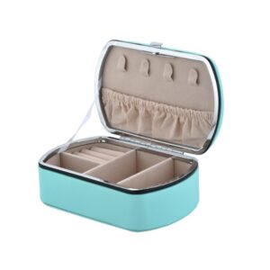 HN-001 Travel Portable Ring Lipstick Jewelry Storage Box, Necklace Version Pink, Mirror Version Pink, Necklace Version Blue, Mirror Version Blue, Necklace Version Orange, Mirror Version Orange, Necklace Version Gold, Mirror Version Gold...