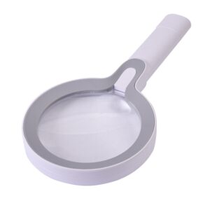 XT-8013 With 29 LED Lights 3 Gelling Touch Switch Magnifier 2 Times / 13 Times Hand-Held Magnifying Glass, XT-8013 (White+Gray), XT-8013(White+Dark Blue)