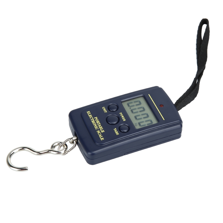 10g Mini Digital Fishing Scale Travel Weighting Steelyard Hanging Electronic Hook Scale Kitchen Weight Tool, Capacity:40kg, 40kg without Backlight, 40kg with Backlight - Image 4
