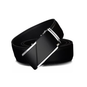 COWATHER CZ025 Men Fashion Business Two-Layer Cowhide Automatic Buckle Belt,Length：, 110cm, 115cm, 120cm, 125cm, 130cm