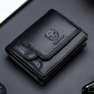 BUFF CAPTAIN 037 First-Layer Cowhide Men Leather Wallet Multi-Function Driver License Coin Purse