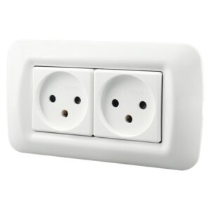 PC Panel Duplex Israel Three-Hole Wall Power Socket