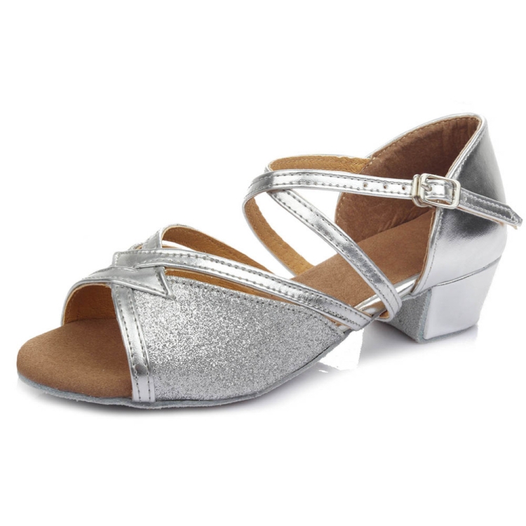 Tango Salsa Latin Low Heel Soft Bottom Dance Shoes for Girls & Women, 41, 39 - Image 7