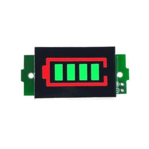 Lithium Battery Fuel Gauge Display Module, Green, Blue