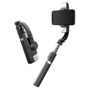 CYKE Q08D Handheld Dual Light Bluetooth Mobile Phone Selfie Stick, Dual Light Version
