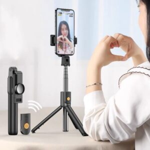 Mobile Phone Bluetooth Selfie Stick Live Bracket, Specification:, K10 (Black), K10 (White), K10S (With Fill Light White)