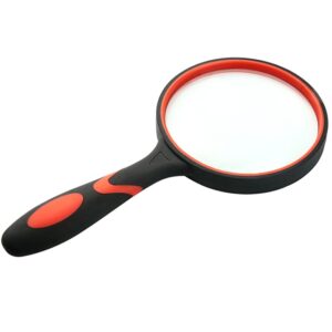 10X HD Optical Lens Handheld Magnifying Glass, 10X (50mm), 10X (65mm), 10X (75mm), 10X (100mm)