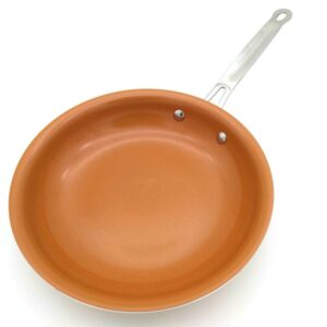Induction Cooker Kitchen Pan Ceramic Coated Nonstick, 8 Inches, 10 Inches, 12 Inches