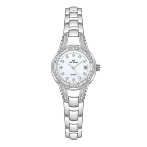 BS Bee Sister FA1679  Ladies Diamond Chain Watch Cute Small Round Watch With Calendar, Silver, Gold, Rose Gold