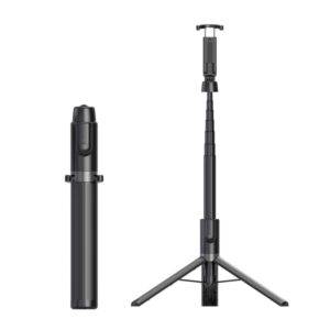 AB403 Live Broadcast Landing Integrated Telescopic Mobile Phone Triangle Bracket, Black, White, Black Red
