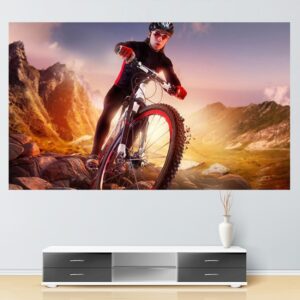 Folding Metal Anti-Light HD Projection Curtain, Size:, 60 inch 16:9 133x75cm, 72 inch 16:9 159x90cm, 84 inch 16:9 186x105cm, 92 inch 16:9 199x112cm, 100 inch 16:9 221x125cm, 110 inch 16:9 250x140cm, 120 inch 16:9 266x148cm, 130 inch 16:9 290x160cm...