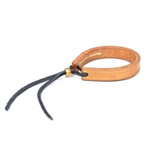 Men Vintage Vegetable Tanned Leather Ring of Life Couple Jewelry Bracelet, Primary Color, Brown