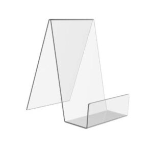 2 PCS Acrylic Display Stand Transparent Book Shelf Photo Frame Holder