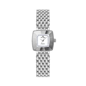 BS Bee Sister  FA1197  Square Dial Stainless Steel Strap Ladies Simple Watch, Silver, Gold