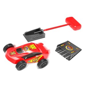 Pedal Catapult Launch Aerodynamic Car Parent-child Outdoor Competitive Racing, Red, Red + Blue Car, Blue, Blue + Red Car