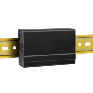 Waveshare 21177 DIN Rail Aluminum Case for Raspberry Pi 4 with Cooling Fan and Heatsinks