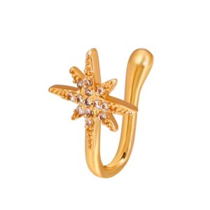 U-shaped Nose Clip Copper Inlaid With Zircon Nose Decoration, Color: G-189 Silver, G-364 Gold, G-365 Silver, G-247 Gold, G-248 Silver, G-251 Gold, G-252 Silver, G-253 Gold, G-254 Silver, G-235 Gold, G-236 Silver, G-231 Gold, G-232 Silver, G-249 Gold...