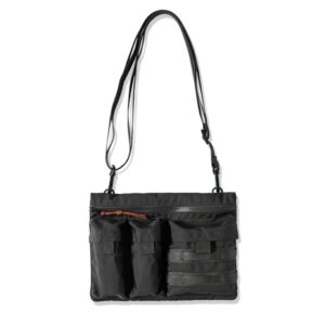 Maden TSS2201030 Multi Pocket Single Shoulder Messenger Crossing Bag, TSS2201030 Army Green, TSS2201030 Carbon Black