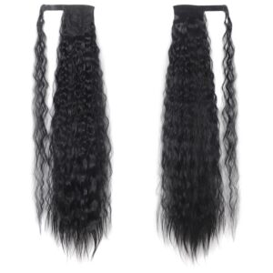 MST8568 Invisible Adhesive Bandage Wigs Corn Perm Long Ponytail Wigs, 1, 1BMBUG, 2, 4, 4H27, 4M30, 6H613, 12, 12H24, 18H613, 24m613, 27H613, 60, 99j, 1001A