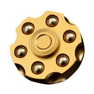 EDC Removable Fingertip Spinner Revolver Clip Pure Brass Stress Relief Toys, Revolver Clip(Gold), Revolver Clip(Silver), Revolver Clip(Black)