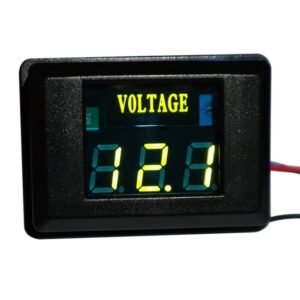 DES-2 Car Battery Voltage Meter DC LED Digital Display 12V Motorcycle RV Yacht Voltage Meter Detector, DES-2 Voltage Meter Green, DES-2 Voltage Meter Red, DES-2 Voltage Meter Blue, DES-2 Voltage Meter Orange, DES-2 Voltage Meter White