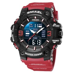 SMAEL 8049 Waterproof Sports Watch Men Multi-function Night Light Electronic Watch