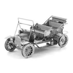 3D Three-dimensional Metal Car Assembly Model DIY Puzzles Toy, 1908 T-shaped Cars, 1965 Mustang, Kart, BZS G500, Cable Car, Taxi, Fire Truck, Bullet Train, Nissans Coupe, D51 Train Head, KMK F450, MSL 3.0T, Penny Farthing, Sportcar, Half-track Motorcyc...