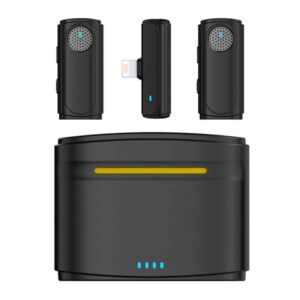 J20 One-two Wireless Lavalier Microphone Audio Video Recording ,Spec:, USB-C / Type-C Interface, 8 Pin Interface, Fully Adapted Interface