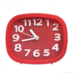 Square Candy Color Stereo Digital Silent Alarm Clock Children Student Alarm Clock, Square (Red), Square (Green), Square (Blue), Square (Black), Square (Pink)