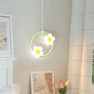 Children Room Bedside Warm Sunflower Chandelier, Round Green Warm Light, Round Green White Light, Round Green 3 Color Dimmer, Round Pink Warm Light, Round Pink White Light, Round Pink 3 Color Dimmer, Square Green Warm Light, Square Green White Light...