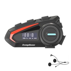 KUQIBAO Motorcycle Helmet Waterproof Bluetooth-compatible Headset With Screen