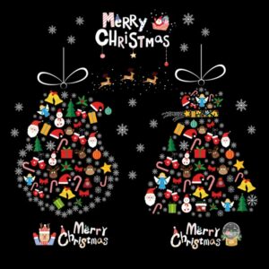 Christmas Window Decoration Poster Santa Claus Elk Snowflake Glass Wall Stickers, SD-01 45x60cm, SD-02 45x60cm, SD-03 30x90cm, SD-05 30x90cm, SD-12 30x90cm, SD-2203 30x45cm, SD-2204 30x45cm, SD-2205 30x45cm, SD-2206 45x60cm, SD-2207 45x60cm...