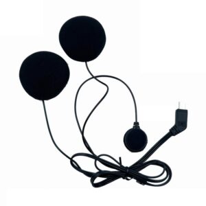 HD Noise-Proof Helmet Intercom Headset Microphone, 10 Pin Plug