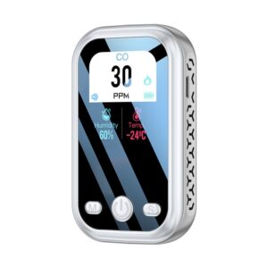Portable Carbon Monoxide Detector Outdoor Home Detection Alarm, D6 Gray, D6 Blue