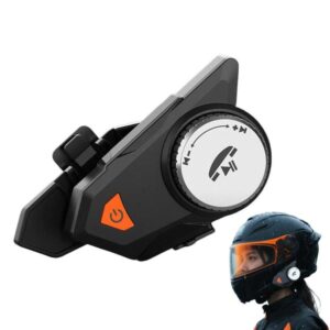 M9 Motorcycle Helmet Bluetooth Headset IPX6 Waterproof,  Auto Answer, HD Sound for Riders/Delivery/Group Intercom, M9