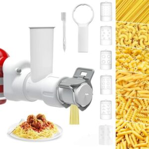 Pasta Maker Attachment For KitchenAid Stand Mixers Multi-Shape Noodle Tool Set With Macaroni Dies