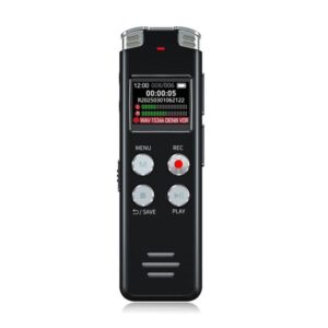 Portable HD Noise-Cancelling Voice-Activated Digital Voice Recorder For Conferences, 64GB, 128GB