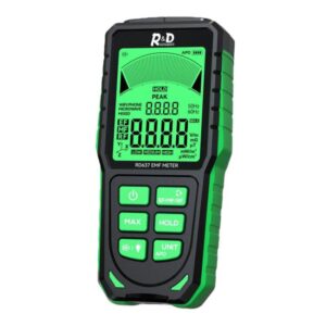 R&D INSTRUMENTS RD637 3 In 1 Digital Display Alarm Rechargeable Electromagnetic Radiation Tester, RD637