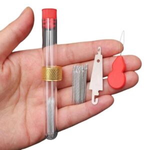 Household Large-hole Sewing Needle Set, 25pcs /Set 3.2cm, 25pcs /Set 4.0cm, 25pcs /Set 5.0cm, 25pcs /Set 6.6cm, 60pcs /Set 6.7/5.4/5/4.8/4cm