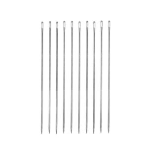 10pcs Large-hole Extra-long Thick Quilt Handmade Sewing Needle, 10cm, 15cm, 20cm, 25cm, 30cm