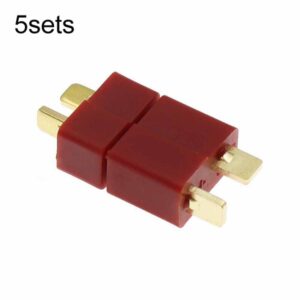 5sets T-Type Connector Plug Matching Socket, Male + Female