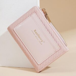 Baellerry N8360 Women Compact Wallet Multi-Card Compartment Coin Purse Zipper Card Holder