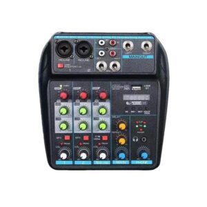 D4 4-Channel Mixer With Reverb Stage & Live Streaming Audio Mixer