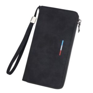 Baellerry C3097 Men Long Wallet Zippered Multi-Card Holder Large Capacity Phone Change Clutch