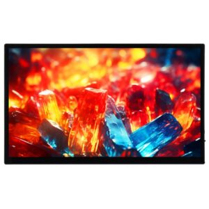 WAVESHARE 13.3-Inch FHD AMOLED Touchscreen 1920x1080 Pixels Fully Laminated Tempered Glass Panel, 32763 EU Plug, 32763 UK Plug, 32763 US Plug