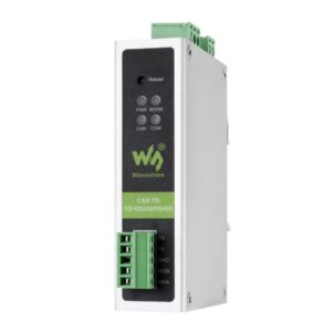 WAVESHARE CAN FD Protocol Converter Compatible With CAN 2.0A/2.0B Protocols Spports DIN Rail Mounting, 32599