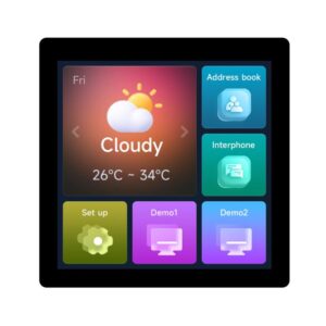 WAVESHARE RP2350 High-Performance Development Board 480 X 480 Resolution, With Touch Screen