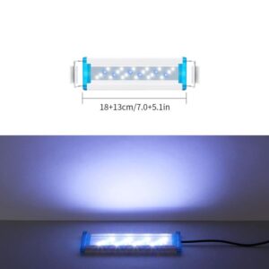 Ultra-Thin Aquarium LED Light With 4 Rows Of 5730 LEDs, 18cm Blue+White Light, 28cm Blue+White Light, 38cm Blue+White Light, 48cm Blue+White Light, 58cm Blue+White Light, 18cm White Light, 28cm White Light, 38cm White Light, 48cm White Light...